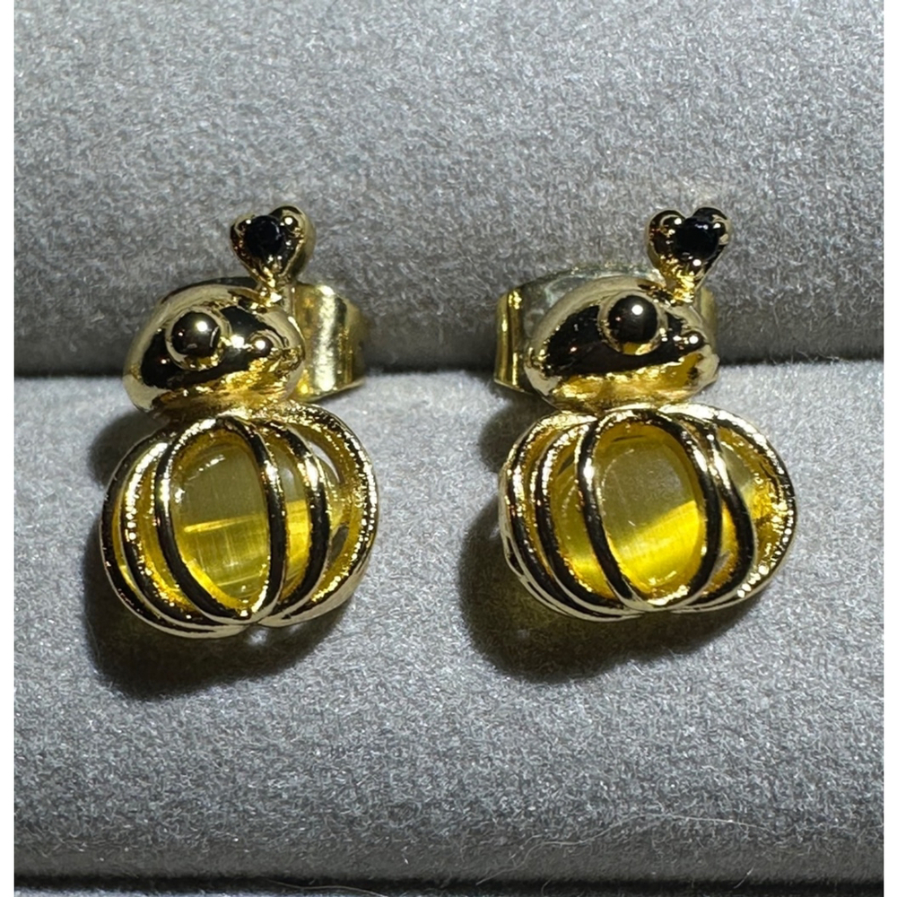 Gold Star Wars Earrings Halloween BB8 Stud Earrings